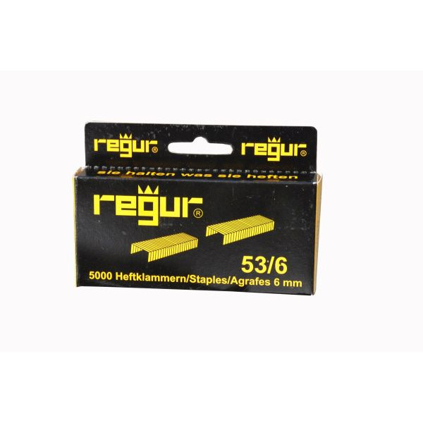 4001973553063 - Tackerklammern 53 6 53 6 Stahldraht verzinkt Heftleistung 30 Blatt max 4001973553063 5000 Stück