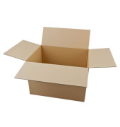 Faltkarton 185926 braun, bis DIN A3+, innen 450x350x300mm, Wellpappe 1-wellig