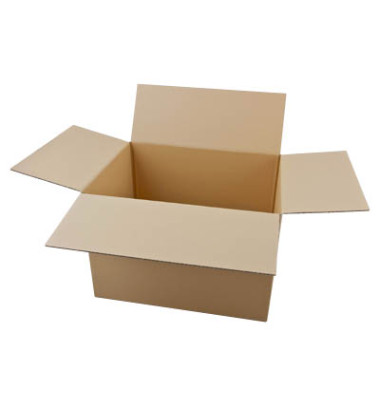 Faltkarton 185926 braun, bis DIN A3+, innen 450x350x300mm, Wellpappe 1-wellig Faltkarton 185926 braun, bis DIN A3+, innen 450x350x300mm, Wellpappe 1-wellig
