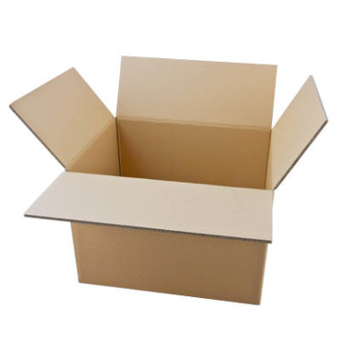 Faltkarton 186023 braun, bis DIN A3+, innen 450x350x300mm, Wellpappe 2-wellig Faltkarton 186023 braun, bis DIN A3+, innen 450x350x300mm, Wellpappe 2-wellig