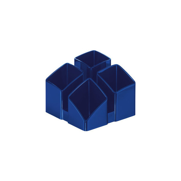 4012473017412 - Han Stifteköcher Scala 1745-14 blau 125x100x125 mm 4 Fächer inkl Kartenständer