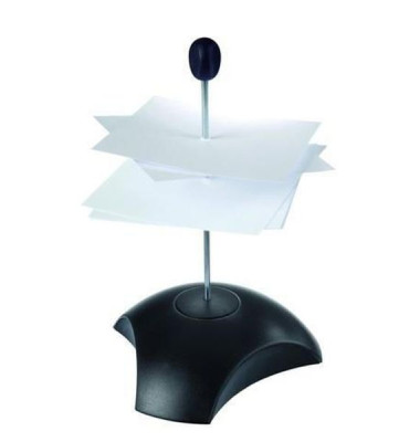 Zettelspie&szlig;er 1754-13, DELTA, inkl. Elastikpuffer und Schutzkappe, schwarz, Polystyrol, Schutzkappe entspricht der Euro-Sicherhe