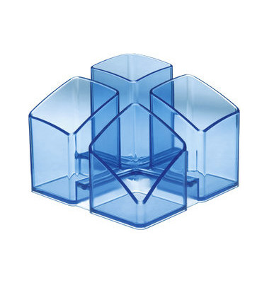 Köcher Scala transparent-blau Köcher Scala transparent-blau