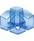 Köcher Scala transparent-blau