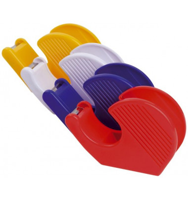 Klebebandabroller 590.971, f&uuml;r Klebeb&auml;nder bis 19mm x 33m, farbig sortiert