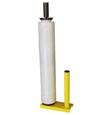 Stretchfolienabroller 590.449 bis 500mm gelb Kern-Ø bis 76mm leer