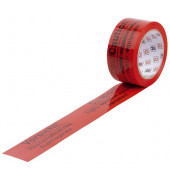 Signalpackband WIHE-lux 400.080, Vorsicht Elektroger&auml;te, 50mm x 66m, 60my, orange/schwarz