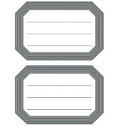 Schuletiketten neutral grau Linier 82x55