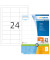 Etiketten Premium 4632, weiß 64,6x33,8mm, rechteckig, 
