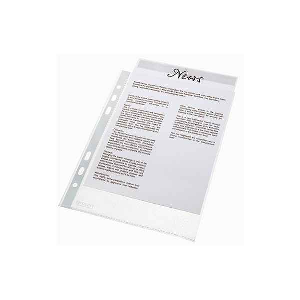 3249445617108 - Prospekthüllen Economy 56171 Standard A4 transluzent genarbt oben offen 005mm 3249445617108 100 Stück