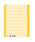 Trennblätter 621018 A4 chamois/gelb 230g Recyclingkarton