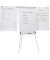 Flipchart X-tra!Line Standard Plus, EL-FC22, 68x105cm (BxH), lichtgrau, mit Beinen, mit 2 Seitenarmen