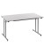 Klapptisch ohne TPMU148GA, 74cm (H), 140x80cm (BxT), rechteckig, grau / silber
