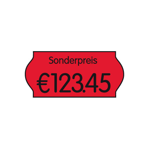 4023218960900 - Preisetiketten 9420549 26x12mm leuchtrot permanent 27000 Etiketten 4023218960900 18 Rolle 4023218960900 - Preisetiketten 9420549 26x12mm leuchtrot permanent 27000 Etiketten 4023218960900 18 Rolle