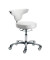 Rollhocker Multifunktion weiss mit Doppelrollen