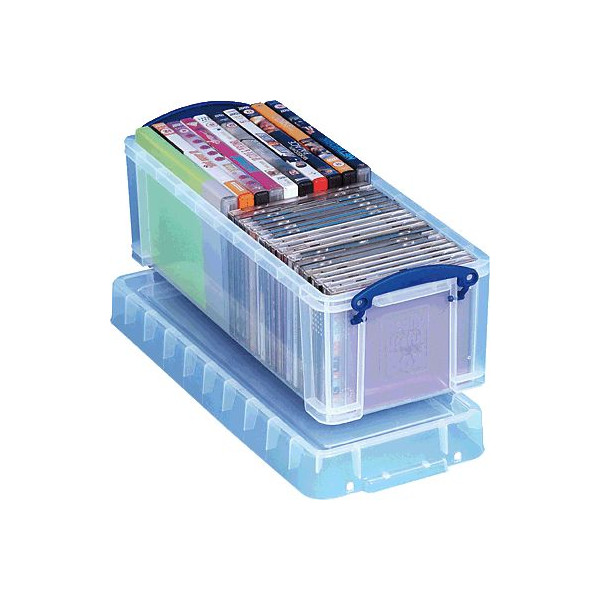 5060024805529 - Aufbewahrungsbox 32225 65 Liter mit Deckel für CDs DVDs außen 430x180x160mm Kunststoff transparent 5060024805529 Really Use 5060024805529 - Aufbewahrungsbox 32225 65 Liter mit Deckel für CDs DVDs außen 430x180x160mm Kunststoff transparent 5060024805529 Really Use