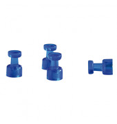 Haftmagnet HMH1803, Rund, 11mm &Oslash;, dunkelblau, 400g