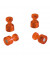 Haftmagnet HMH1805, Rund, 11mm &Oslash;, orange, 400g
