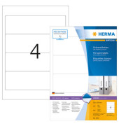 R&uuml;ckenschilder Special 4291, wei&szlig;, breit/kurz, 59x192mm, selbstklebend, permanent 