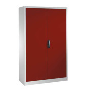 Aktenschrank C 2000 Acurado 9460000S10293, abschlie&szlig;bar, 5 OH, rubinrot/lichtgrau, 120x195x40cm (BxHxT)
