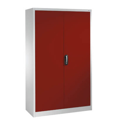 Aktenschrank 9460-000, Stahl abschließbar, 5 OH, 120 x 195 x 40 cm, lichtgrau