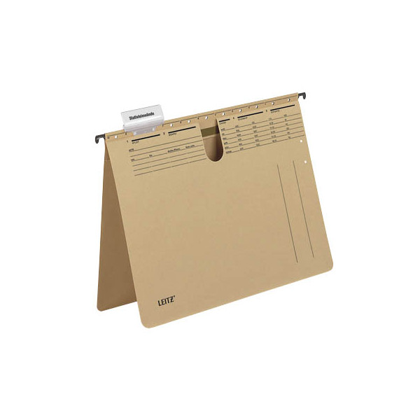 4002432331437 - AKTION LEITZ Hängehefter ALPHA® 1914 Karton naturbraun DIN A4 1x kaufmännische Heftung 10 St mit Prämie nach Registrierung