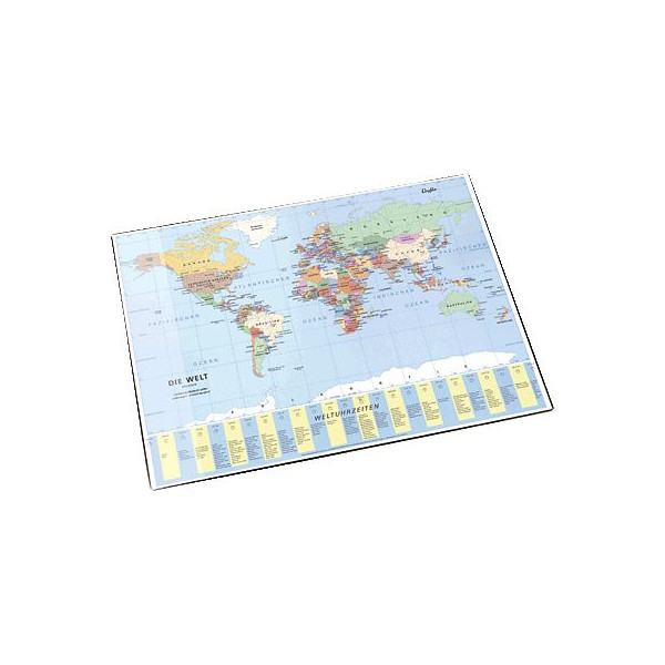 4006677453510 - Schreibunterlage Schreibunterlage Weltkarte 45351 bunt Weltkarte Politisch 53x40cm 4006677453510 Läufer