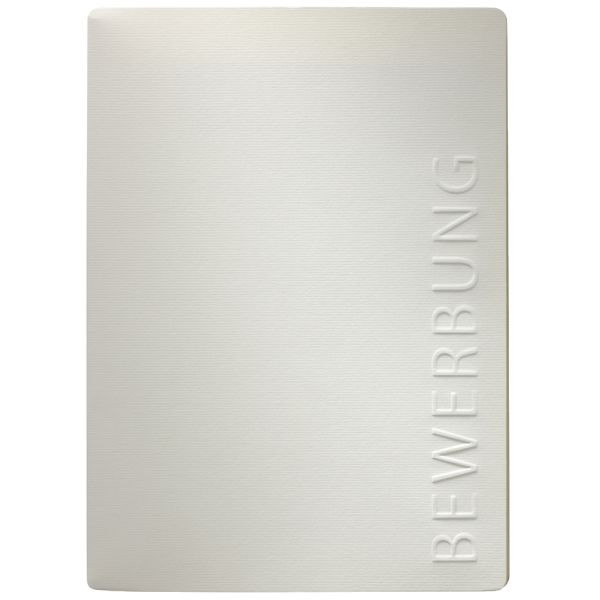 4013951003088 - Bewerbungsmappe 44122 Stream mit Klemme A4 bis 15 Blatt ivory 4013951003088 Pagna