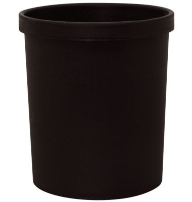 Papierkorb 201S0100, 18 Liter, rund, schwarz