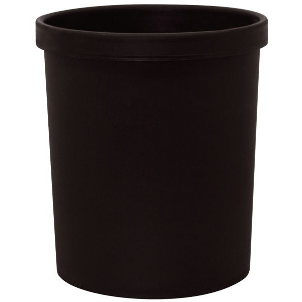 M und M Papierkorb 201S0100, 18 Liter, rund, schwarz 4011001015012 M und M