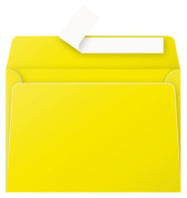Designbriefumschlag Pollen 5566C, C6, haftklebend, 120g, gelb