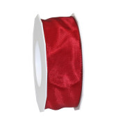 Geschenkband LYON 4644025-191, 40mm x 25m, bordeaux