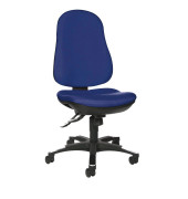 Bürostuhl Trend SY 10, blau / schwarz/chrom, bis 110kg