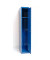 Spind 51302, Metall, 1 Abteil mit 1 Fach, abschließbar, 30x180cm (BxH), blau
