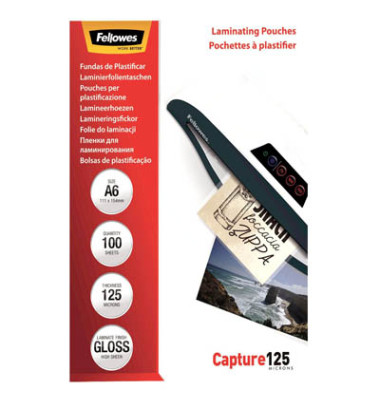 Laminierfolien Capture125 5307201, A6, 111x154mm, glänzend