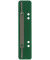 Heftstreifen kurz 1012500110, 3,4x15cm (BxL), Polypropylen (PP) mit Metalldeckleiste, gr&uuml;n