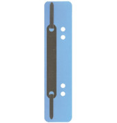 Heftstreifen kurz 1012500510, 34x150mm, Kunststoff mit Metalldeckleiste, blau