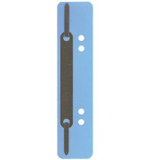 Heftstreifen kurz 1012500510, 3,4x15cm (BxL), Kunststoff mit Metalldeckleiste, blau