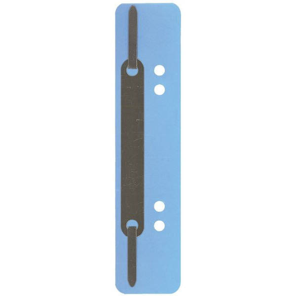 4018924101051 - Heftstreifen kurz Heftstreifen Q-Connect Kunststoff kurz hellblau 1012500510 34x150mm PP mit Metalldeckleiste blau 4018924101 25 Stück