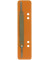Heftstreifen kurz 1012500610, 34x150mm, Kunststoff mit Metalldeckleiste, orange