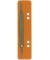 Heftstreifen kurz 1012500610, 3,4x15cm (BxL), Polypropylen (PP) mit Metalldeckleiste, orange