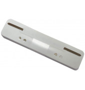 Heftstreifen kurz Heftstreifen Q-Connect Kunststoff kurz 2012500010, 3,4x15cm (BxL), Kunststoff mit Kunststoffdeckleiste, wei&szlig;