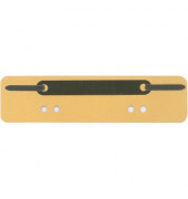 Heftstreifen kurz 4012000213, 34x150mm, RC-Karton mit Metalldeckleiste, gelb