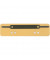 Heftstreifen kurz 4012000213, 3,4x15cm (BxL), Recyclingkarton mit Metalldeckleiste, gelb