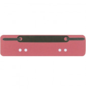 Heftstreifen kurz Heftstreifen Q-Connect kurz rot 4012000313, 3,4x15cm (BxH), Recyclingkarton mit Metalldeckleiste, rot