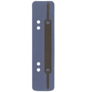 Heftstreifen kurz 4012000413, 3,4x15cm (BxL), Recyclingkarton mit Metalldeckleiste, blau