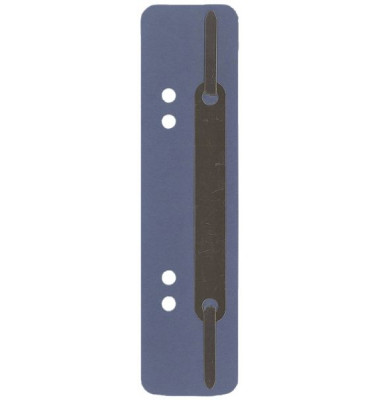 Heftstreifen kurz 4012000413, 34x150mm, RC-Karton mit Metalldeckleiste, blau