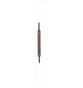 Heftstreifen lang 3011000000, 4,5x31cm (BxL), Kunststoff mit Metalldeckleiste, wei&szlig;