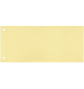 Trennstreifen gelb 190g gelocht 240x105mm 100 Blatt