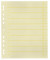 Trennblätter 9531102100 A4 chamois/gelb 230g 